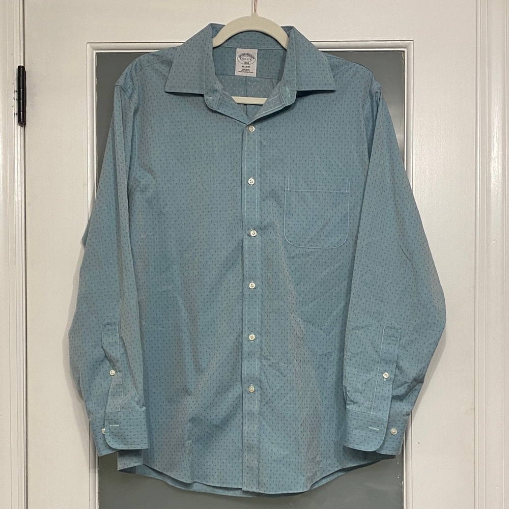 Brooks Brothers Light Blue Casual Button-Down Shirt